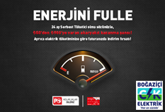 CK Boğaziçi Elektrik Bi Dolu Enerji Kampanyası