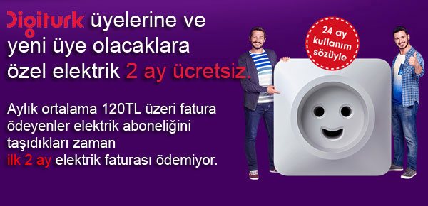 Digiturk Elektrik Aboneliği Kampanyası